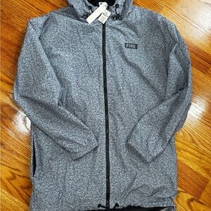 PINK Victoria's Secret Womens’s Heathered Gray Raincoat